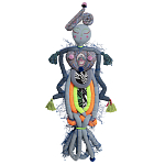 Кукла из одежды и павлопосадских платков Rusalka Blue Jeans 2 варинант исполнения - 1 | Loft Concept в Краснодаре