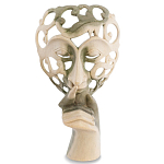 Маска ручной работы деревянная резная Beauty Mask варинант исполнения - 1 | Loft Concept в Краснодаре