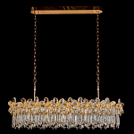Люстра с декоративными элементами в виде крупных хрустальных цветов Palace Gardens варинант исполнения - 2 | Loft Concept в Краснодаре