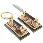 Настольный письменный набор из яшмы Manager Organizer варинант исполнения - 9 | Loft Concept в Краснодаре