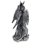 Часы в виде дракона Silver Dragon Clock варинант исполнения - 2 | Loft Concept в Краснодаре