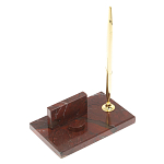 Подставка для телефона с ручкой из натурального камня креноид Natural Stone Stand варинант исполнения - 1 | Loft Concept в Краснодаре