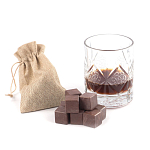 Камни для охлаждения виски из красного лемезита Natural Stone Cube варинант исполнения - 6 | Loft Concept в Краснодаре