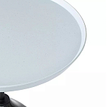 Кофейный столик с круглой столешницей и мраморным основанием Steel Reliability варинант исполнения - 4 | Loft Concept в Краснодаре