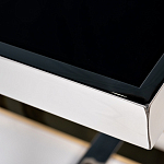 Столик журнальный квадратный с основанием в оттенках хром и золото Harmony Color and Shapes варинант исполнения - 2 | Loft Concept в Краснодаре