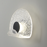 Бра из текстурированного прозрачного стекла с изогнутым краем Textured Glass  варинант исполнения - 2 | Loft Concept в Краснодаре