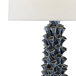 Настольная лампа с корпусом из цветков колокольчика Cascade of Blue Flowers варинант исполнения - 1 | Loft Concept в Краснодаре