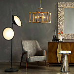 Торшер черный с 2-мя большими лампами Black Diffusers варинант исполнения - 3 | Loft Concept в Краснодаре