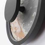 Бра круглое светодиодное с черной рамкой Stone Circle варинант исполнения - 3 | Loft Concept в Краснодаре