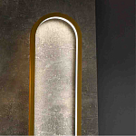 Бра с овальной рамойцвета латунь и черным кругом в центре Midnight Orbit варинант исполнения - 4 | Loft Concept в Краснодаре