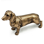 Статуэтка такса с реалистичными деталями и гладкой поверхностью Dachshund Style варинант исполнения - 1 | Loft Concept в Краснодаре