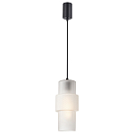 Подвесной светильник со стеклянным рифленым плафоном цилиндрической формы Eliara 13 варинант исполнения - 6 | Loft Concept в Краснодаре