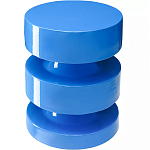 Столик приставной фигурный синий Curly Blue Table варинант исполнения - 1 | Loft Concept в Краснодаре