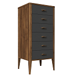 Комод из массива бука с 6-ю ящиками Tasteful Furniture варинант исполнения - 1 | Loft Concept в Краснодаре