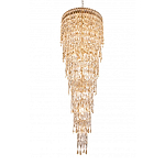 Люстра многоярусная каскадная с хрустальными подвесками Roul Crystal Light варинант исполнения - 5 | Loft Concept в Краснодаре