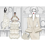 Megan Hess. Elegance варинант исполнения - 3 | Loft Concept в Краснодаре