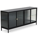 Сервант четырехдверный с рифленым стеклом The Keeper варинант исполнения - 1 | Loft Concept в Краснодаре