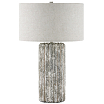 Настольная лампа с каркасом с состаренным эффектом Ancient Column варинант исполнения - 3 | Loft Concept в Краснодаре