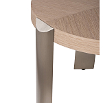 Столик журнальный круглый со светлым шпоном Light Veneer Table варинант исполнения - 6 | Loft Concept в Краснодаре