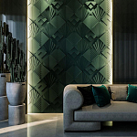 Гипсовая 3D Панель D-03 варинант исполнения - 1 | Loft Concept в Краснодаре