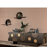 Дизайнерский комод с декором в виде круглых элементов на фасаде Matisse варинант исполнения - 4 | Loft Concept в Краснодаре