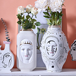 Ваза с золотисто-белыми фрагментами Faces of Imagination варинант исполнения - 3 | Loft Concept в Краснодаре