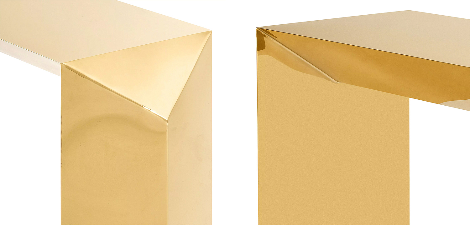 Консоль Eichholtz Console Table Carlow Gold Консоль Eichholtz Console Table Carlow Gold - Loft-Concept в Краснодаре