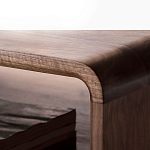 Кофейный стол из дерева с ящиком и нишей для хранения Coffee Walnut Table варинант исполнения - 6 | Loft Concept в Краснодаре