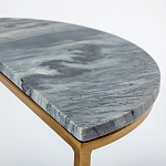 Кофейный столик с подстольем из металла Halves варинант исполнения - 2 | Loft Concept в Краснодаре