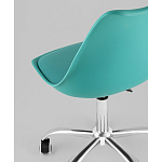 Офисный стул на металлическом основании EGGERY Blue пластик варинант исполнения - 3 | Loft Concept в Краснодаре