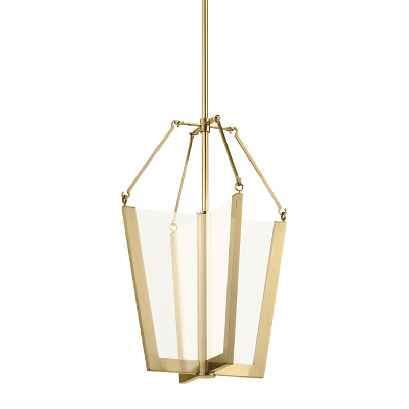  Подвесной светильник золотого цвета в форме фонаря Kichler Золотой в Краснодаре | Loft Concept 