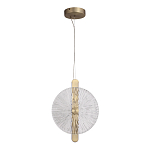 Подвесной светильник с круглым стеклянным плафоном Gingham варинант исполнения - 5 | Loft Concept в Краснодаре