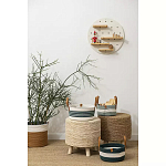 Корзина для хранения с ручками Interlacement Green  варинант исполнения - 6 | Loft Concept в Краснодаре