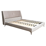 Кровать двуспальная серая Heart of the Bedroom варинант исполнения - 1 | Loft Concept в Краснодаре