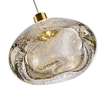 Подвесной светильник с прозрачным стеклянным плафоном округлой формы Effervia  варинант исполнения - 9 | Loft Concept в Краснодаре