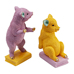 Держатель для книг Multicolored Piglet Bookends варинант исполнения - 2 | Loft Concept в Краснодаре