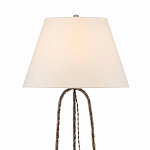 Торшер с конусовидным тканевым абажуром и фактурным каркасом Industrial Profile варинант исполнения - 2 | Loft Concept в Краснодаре