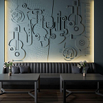 Барельеф ORCHESTRA варинант исполнения - 1 | Loft Concept в Краснодаре