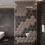 Гипсовая 3D панель с принтографией PM-30 варинант исполнения - 3 | Loft Concept в Краснодаре