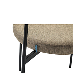 Стул металлический с мягкой спинкой и сиденьем Alfie Chair варинант исполнения - 9 | Loft Concept в Краснодаре