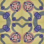 Плитка дизайнерская с узором Дива варинант исполнения - 2 | Loft Concept в Краснодаре