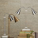 Настольная лампа c двумя поворотными плафонами TwoDirections варинант исполнения - 5 | Loft Concept в Краснодаре