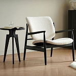 Кресло с каркасом и ножками из древесины и мягкими сиденьем и спинкой Venice варинант исполнения - 1 | Loft Concept в Краснодаре