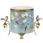 Фарфоровое кашпо с птицами Eden Garden варинант исполнения - 1 | Loft Concept в Краснодаре