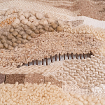 Тканый вручную монументальный настенный гобелен Earth Flow варинант исполнения - 2 | Loft Concept в Краснодаре