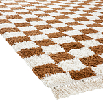 Ковер с шахматным принтом Chess Layout с эффектом шерсти варинант исполнения - 4 | Loft Concept в Краснодаре