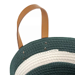 Корзина для хранения с ручками Interlacement Green  варинант исполнения - 2 | Loft Concept в Краснодаре