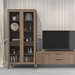 Витрина 2-х дверная с 5-ю полками и 2-мя ящиками Harper Line варинант исполнения - 2 | Loft Concept в Краснодаре