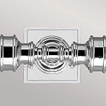 Бра для ванных комнат горизонтальное с двумя матовыми стеклянными цилиндическими плафонами Feiss варинант исполнения - 2 | Loft Concept в Краснодаре