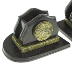 Настольный письменный набор из змеевика из 7-ми элементов Successful Leader варинант исполнения - 5 | Loft Concept в Краснодаре